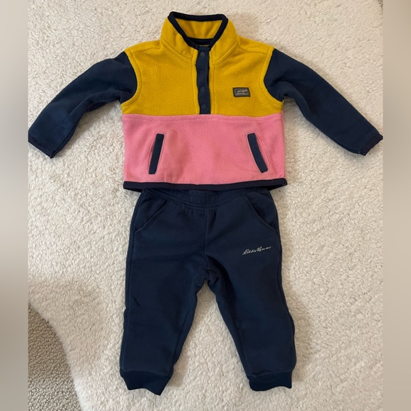 Eddie Bauer Toddler Matching Suit Set 12 Months - Picture 1 of 6